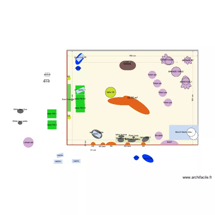 MIAMI 22 VF. Plan de 