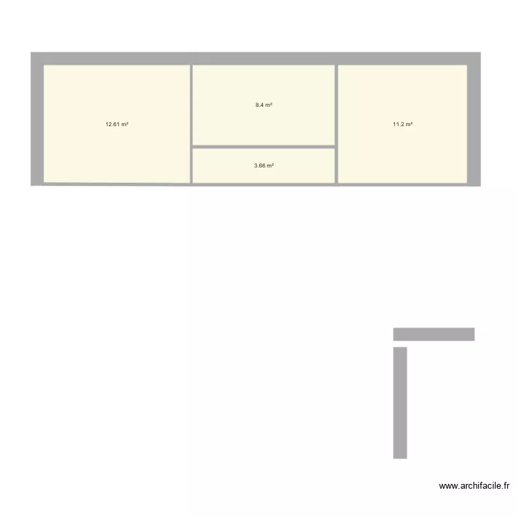 Mur nouveau. Plan de 