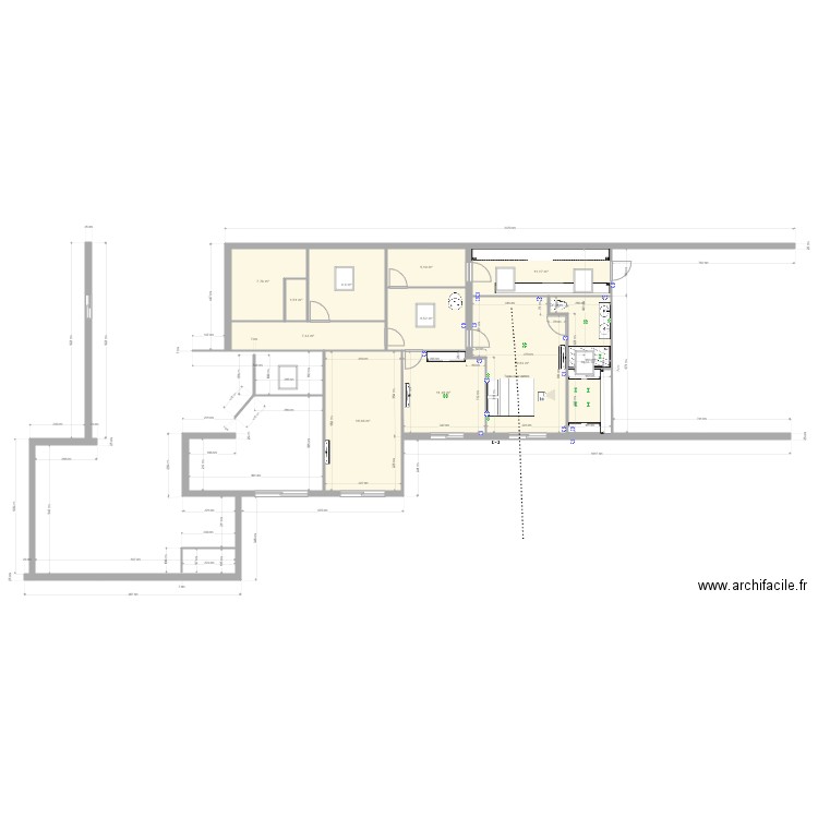 plan chambre sup S2bETTOILETTE 2. Plan de 0 pièce et 0 m2