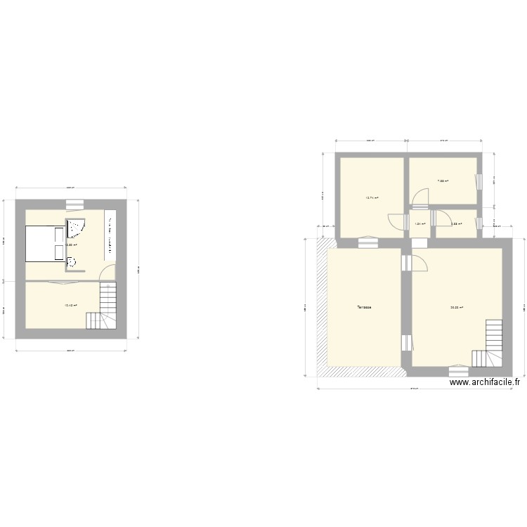 20200430 Maison noire Plan de masse plus plus. Plan de 0 pièce et 0 m2