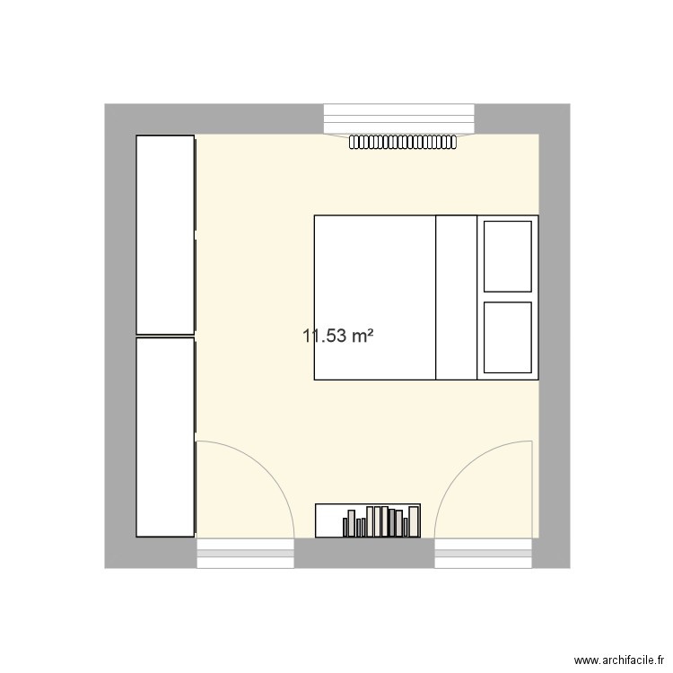 Chambre Flo. Plan de 0 pièce et 0 m2