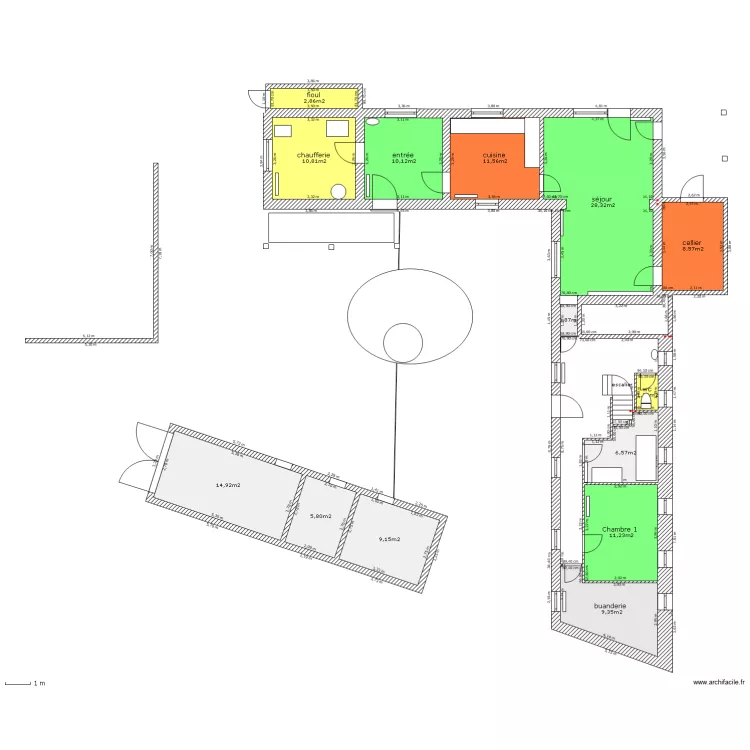 Rez de Chaussée. Plan de Rez de Chaussée. Plan de