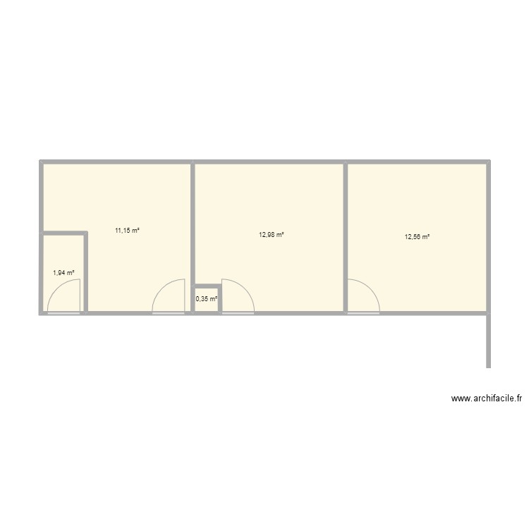 etage dimension exactes. Plan de 0 pièce et 0 m2