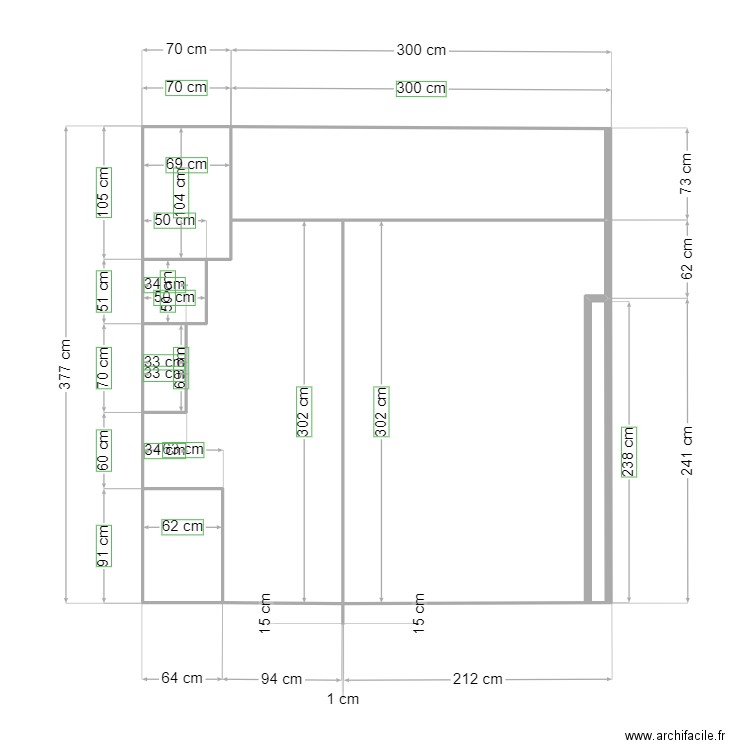 COUPE CUISINE. Plan de 0 pièce et 0 m2