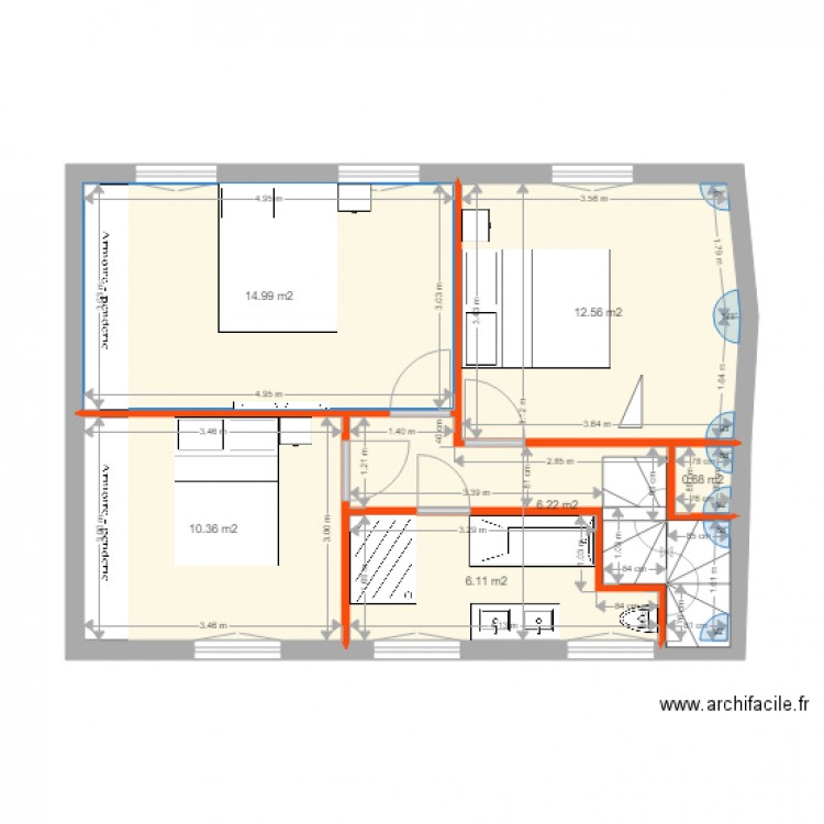 surrélévation 35 RdC. Plan de 0 pièce et 0 m2