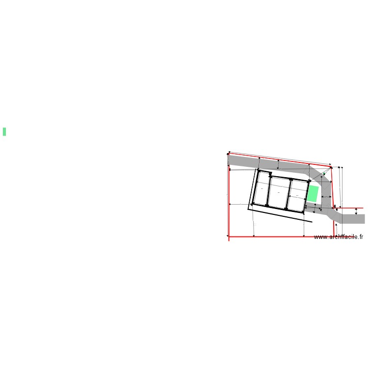 Plan 25 masse. Plan de 0 pièce et 0 m2