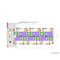 Conteneur 20  6 cellules 05