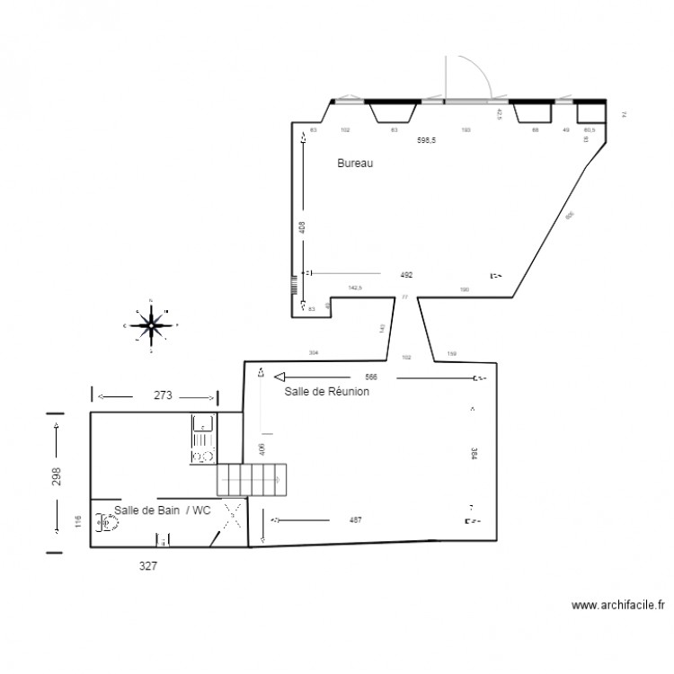 A Vendre surface. Plan de 0 pièce et 0 m2