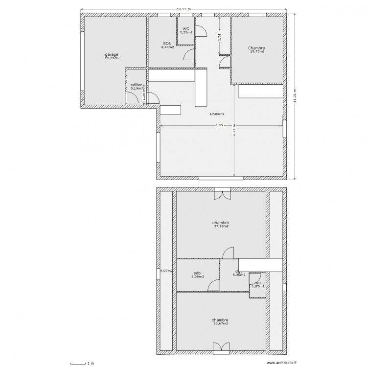 Plan. Plan de 0 pièce et 0 m2