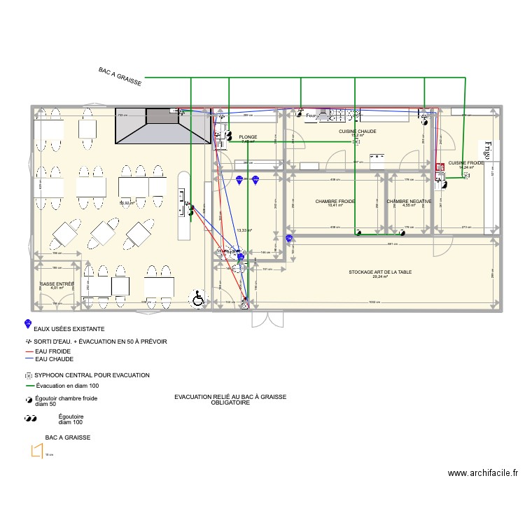 plonge LABO new. Plan de 9 pièces et 155 m2