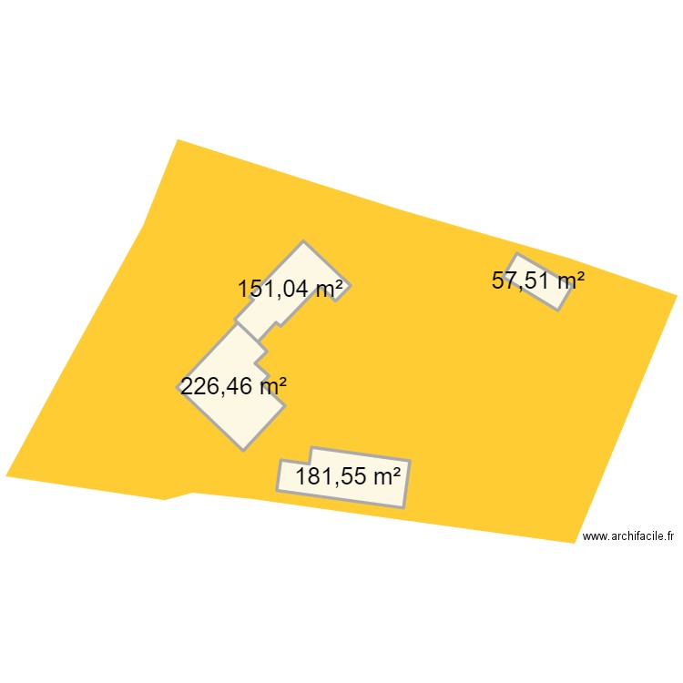 PLAN CADASTRAL SOMMERY. Plan de 4 pièces et 617 m2