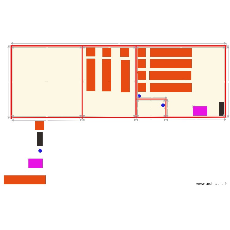 plan hangar location. Plan de 0 pièce et 0 m2