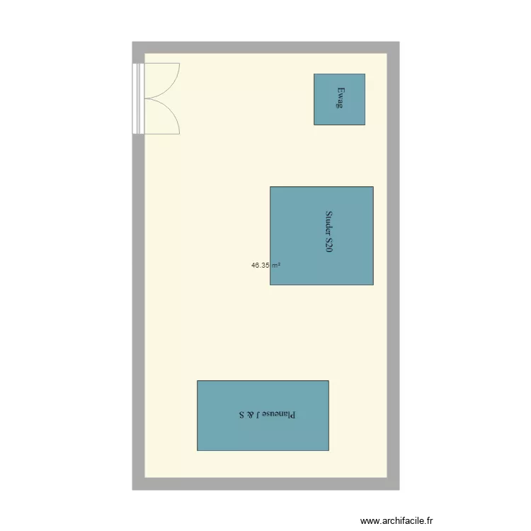 local rectif. Plan de 