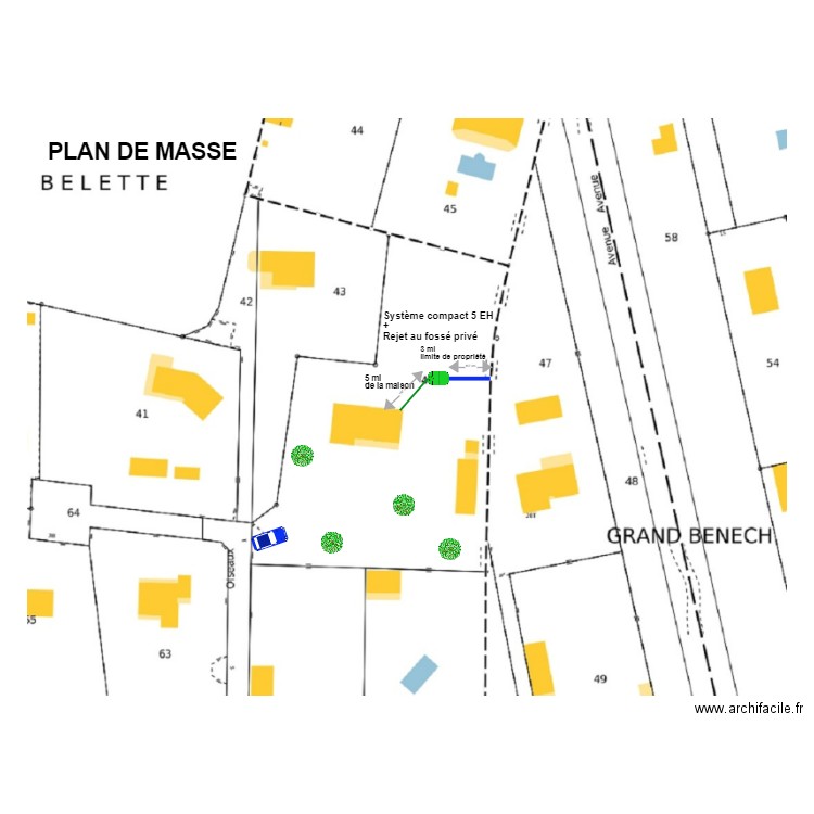 couaillier. Plan de 0 pièce et 0 m2