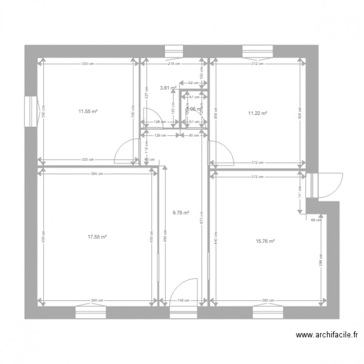 LACOTE. Plan de 0 pièce et 0 m2