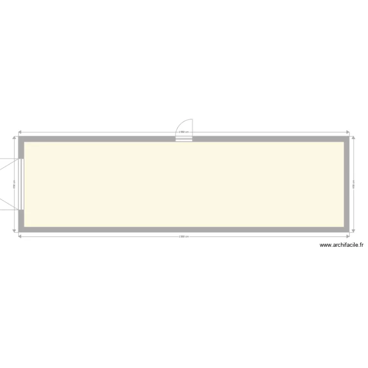 Batiment pondeuses avant. Plan de 