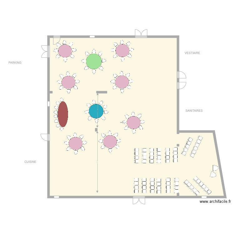 Domaine de Mahourat MELANIE ET LENY PLAN B . Plan de 1 pièce et 306 m2