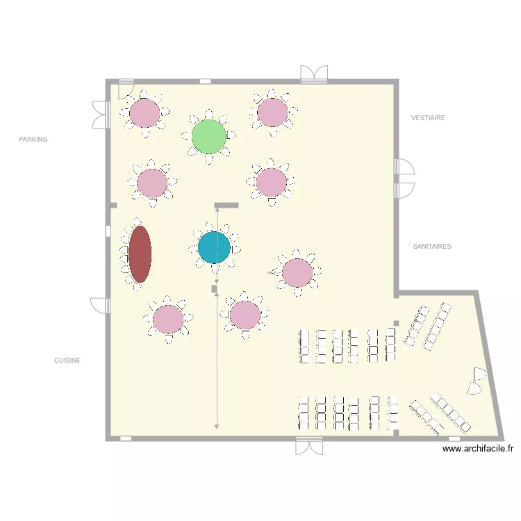 Domaine de Mahourat MELANIE ET LENY PLAN B . Plan de 