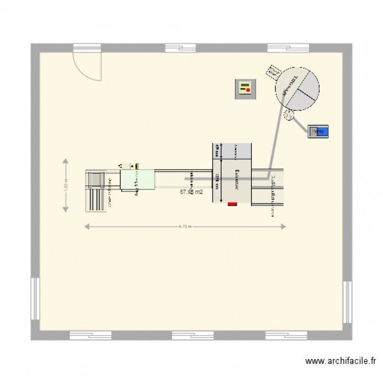 CHUHE avec deboxeur. Plan de 0 pièce et 0 m2