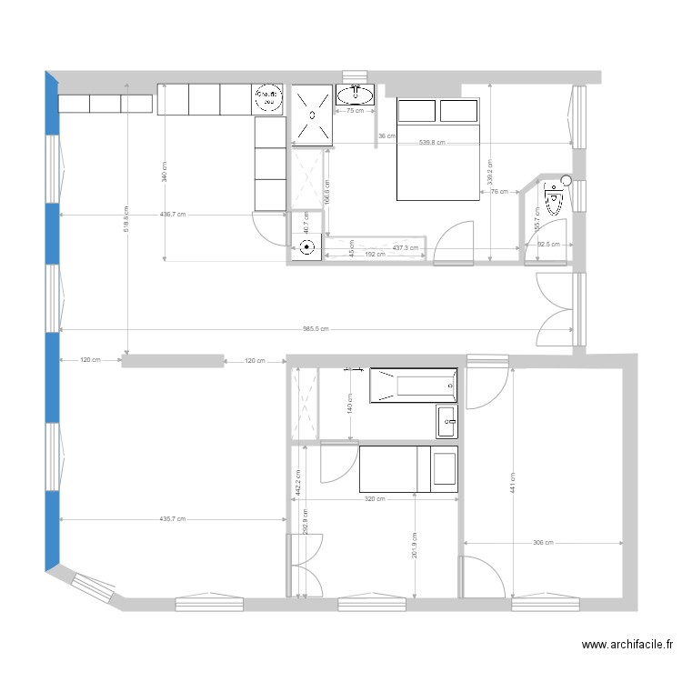 fabre projet basile 5. Plan de 0 pièce et 0 m2