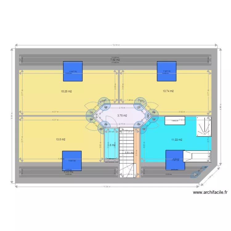 LEZIER 3 ETAGE. Plan de LEZIER 3 ETAGE. Plan de
