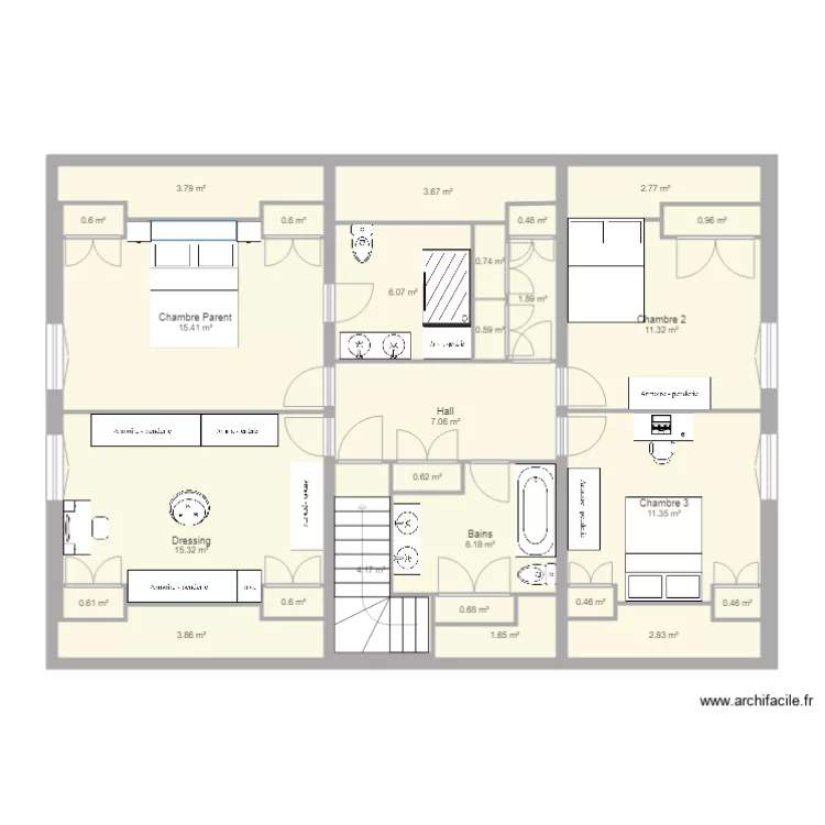 levant etage 2 jan 18. Plan de levant etage 2 jan 18. Plan de