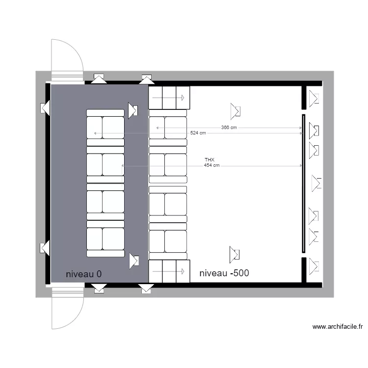 Yvelain Mazade. Plan de 1  et 36 m²