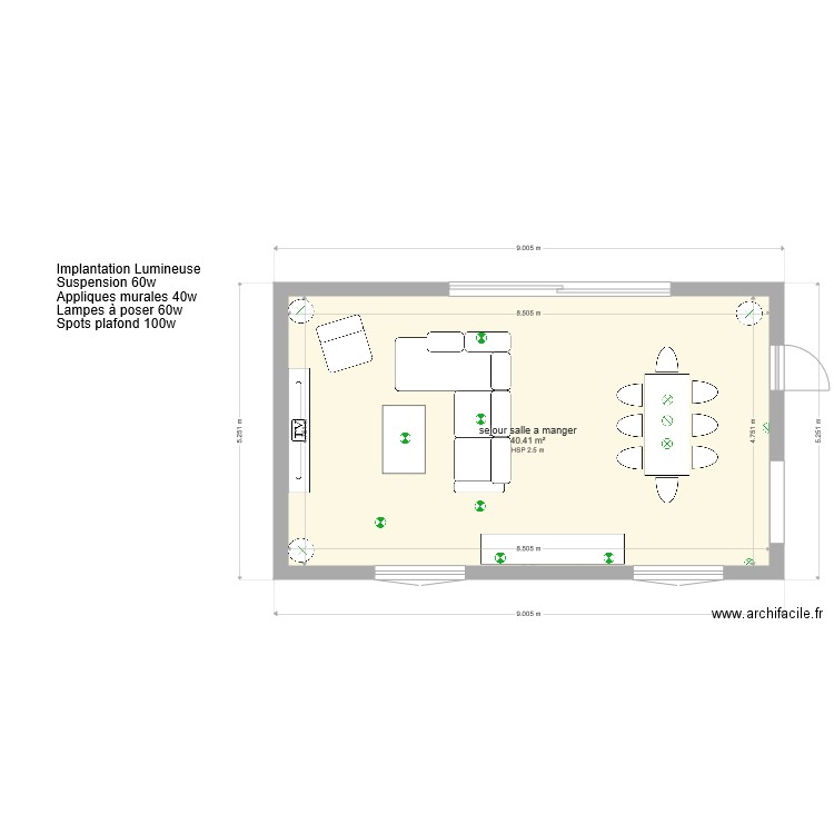 Devoir 1. Plan de 0 pièce et 0 m2