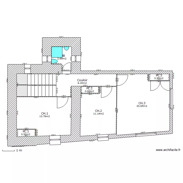 Sor&egrave;de_Maison_&eacute;tage1. Plan de 