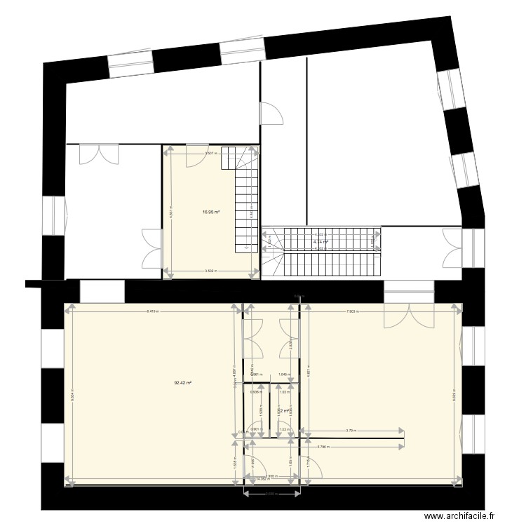 MAISON de maitre PUISSALICON. Plan de 0 pièce et 0 m2