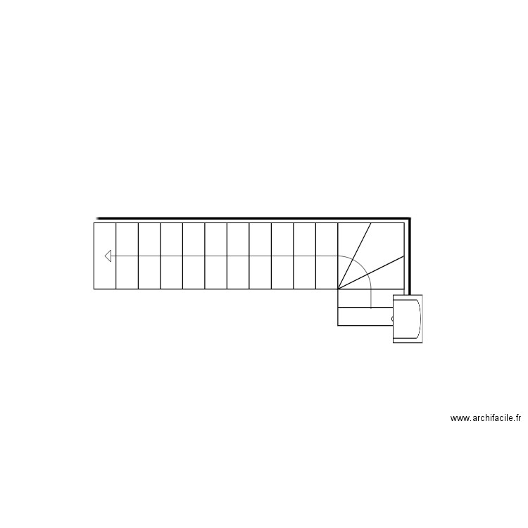 Escalier Ragon projet. Plan de 0 pièce et 0 m2