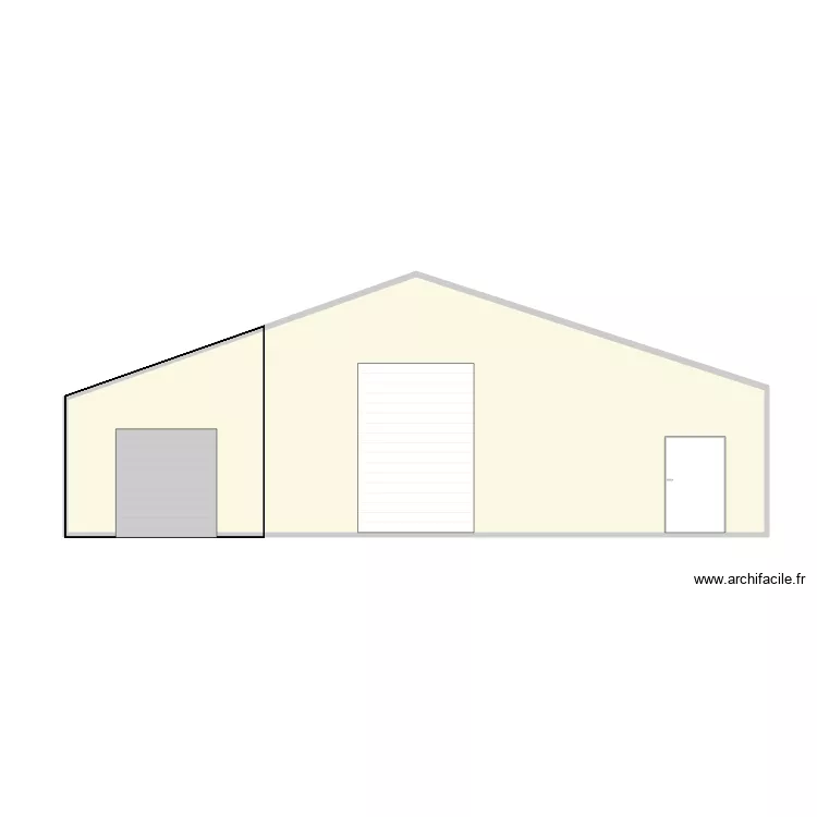 ExtFacadeSud. Plan de 