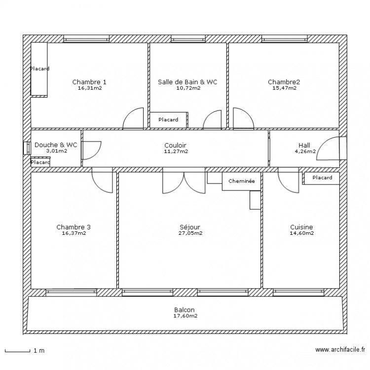 Plan F4. Plan de 0 pièce et 0 m2