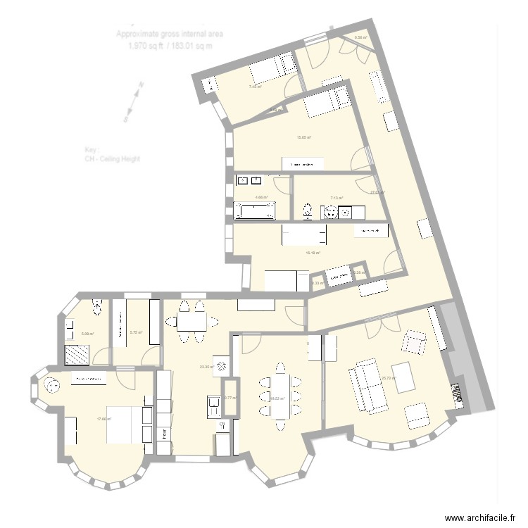 FitzJames version5. Plan de 0 pièce et 0 m2