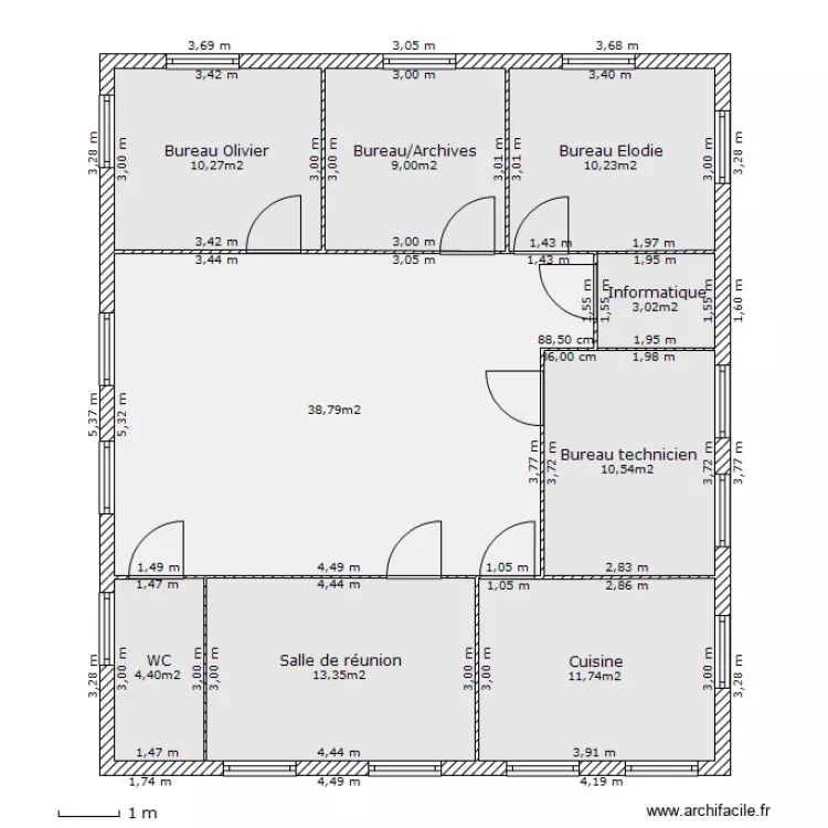 Etage DAE V1. Plan de Etage DAE V1. Plan de