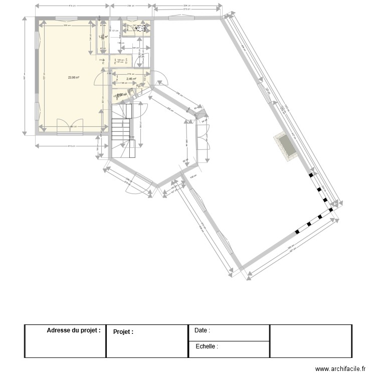 rez de chaussée. Plan de 0 pièce et 0 m2
