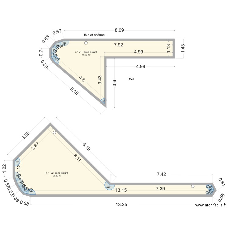 les cimes  . Plan de 0 pièce et 0 m2