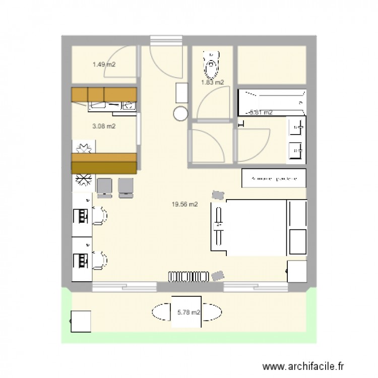 Plan. Plan de 0 pièce et 0 m2
