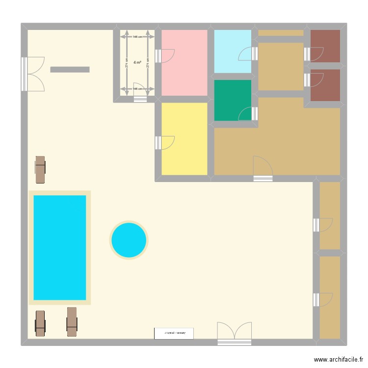 plan 2. Plan de 0 pièce et 0 m2