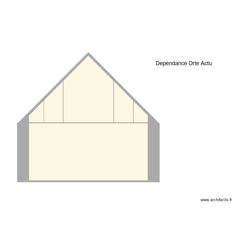 Pignon dependance Drte. Plan de 0 pièce et 0 m2