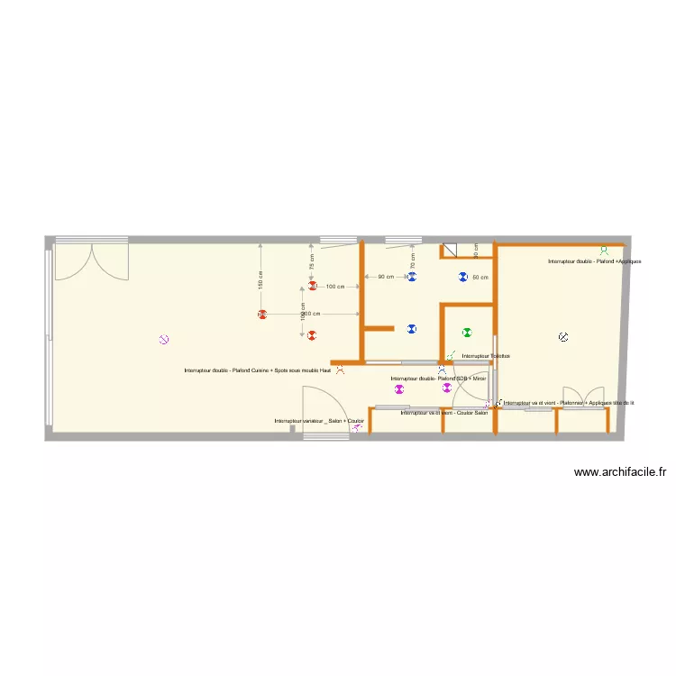 CANNES  LUMIERES. Plan de 