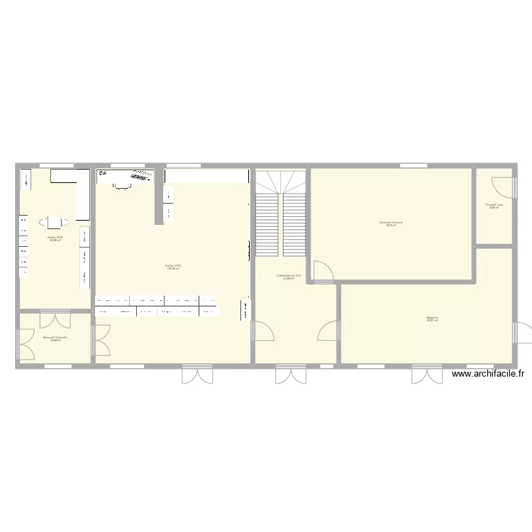 Atelier AVANT. Plan de 