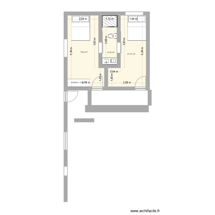 LE BOULAY 2. Plan de 0 pièce et 0 m2 LE BOULAY 2. Plan de 0 pièce et 0 m2