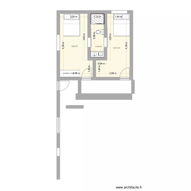 LE BOULAY 2. Plan de LE BOULAY 2. Plan de