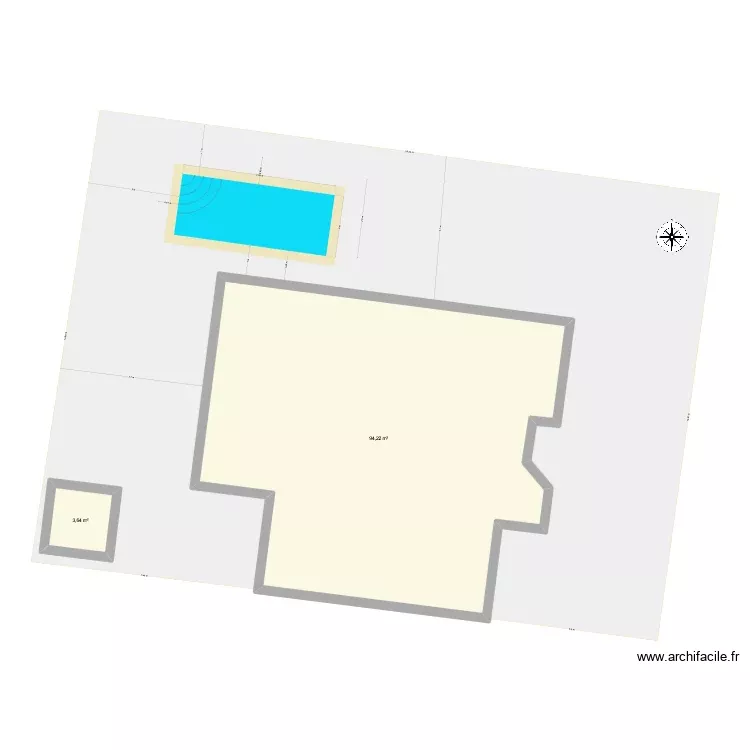 Coté JC. Plan de 2 Pièces et 98 m² Coté JC. Plan de 2 Pièces et 98 m²