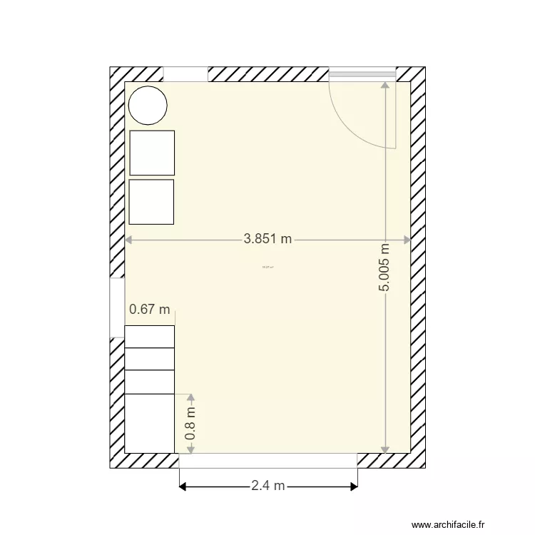 COTES PORTIER. Plan de 