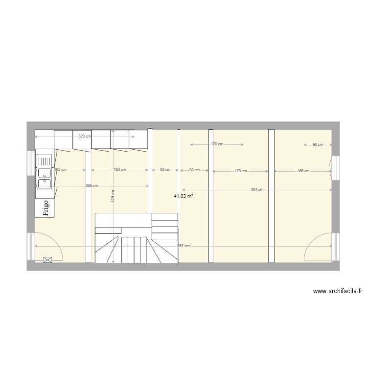 MuretBarry0EEscalier. Plan de 0 pièce et 0 m2