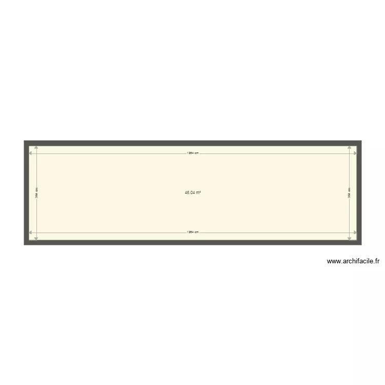 terrian de petanque 13X4. Plan de 