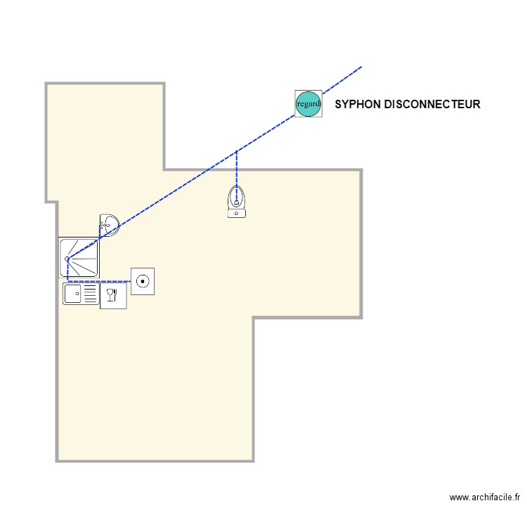 GRICOURT ASS. Plan de 1 pièce et 39 m2