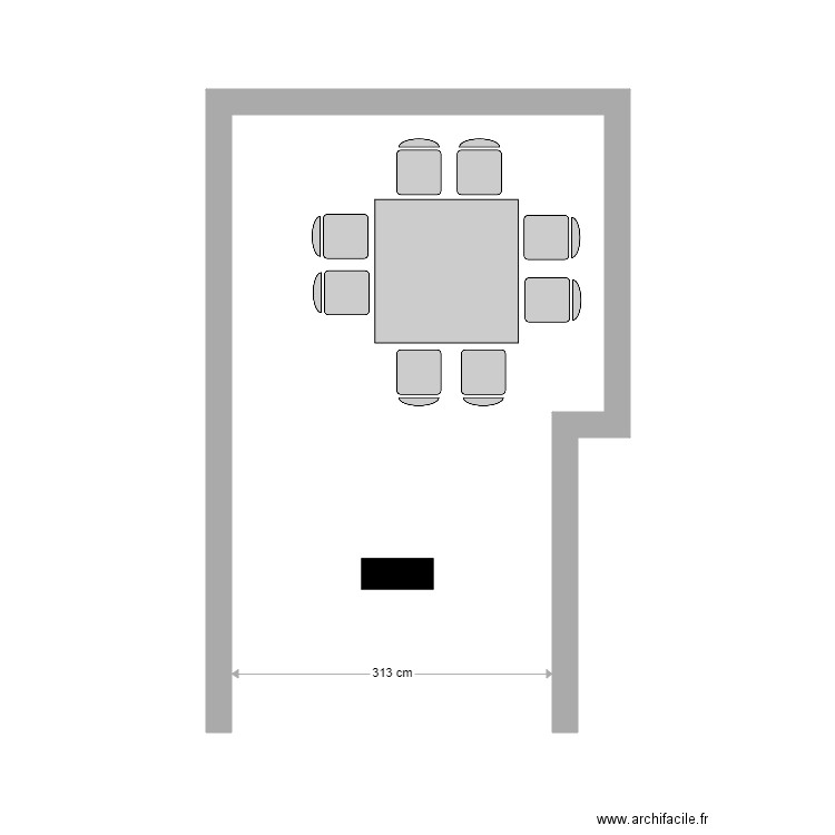 SAM actuelle. Plan de 0 pièce et 0 m2